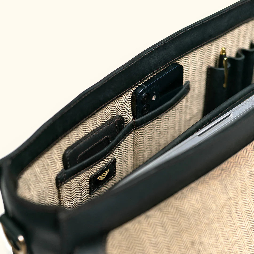 Limited Edition Jefferson Leather Messenger Bag