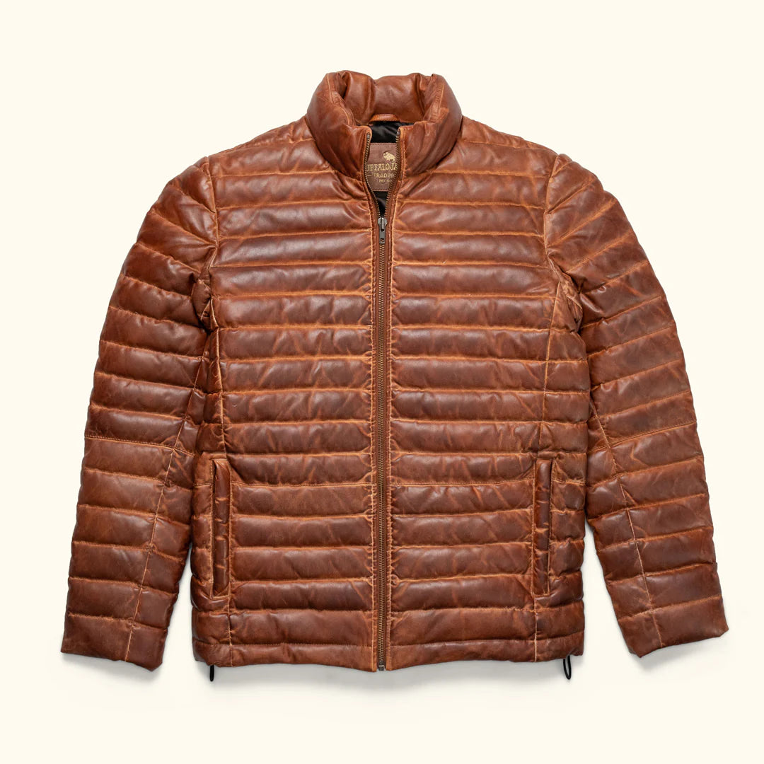 Bridger Leather Down Jacket