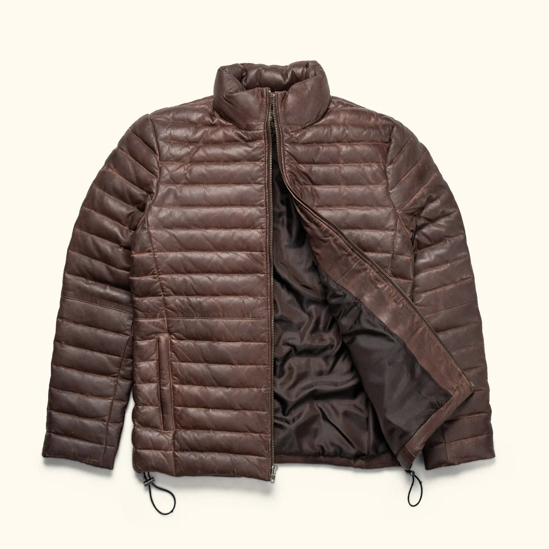 Bridger Leather Down Jacket