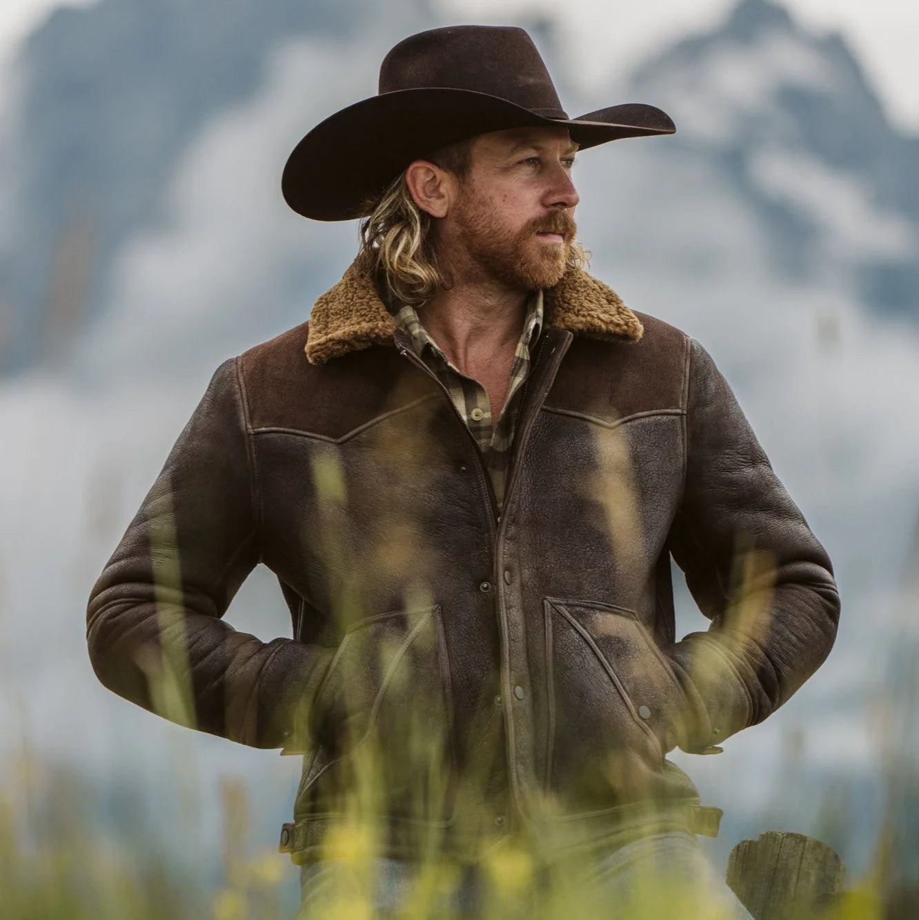 Jackson Shearling Leather Jacket