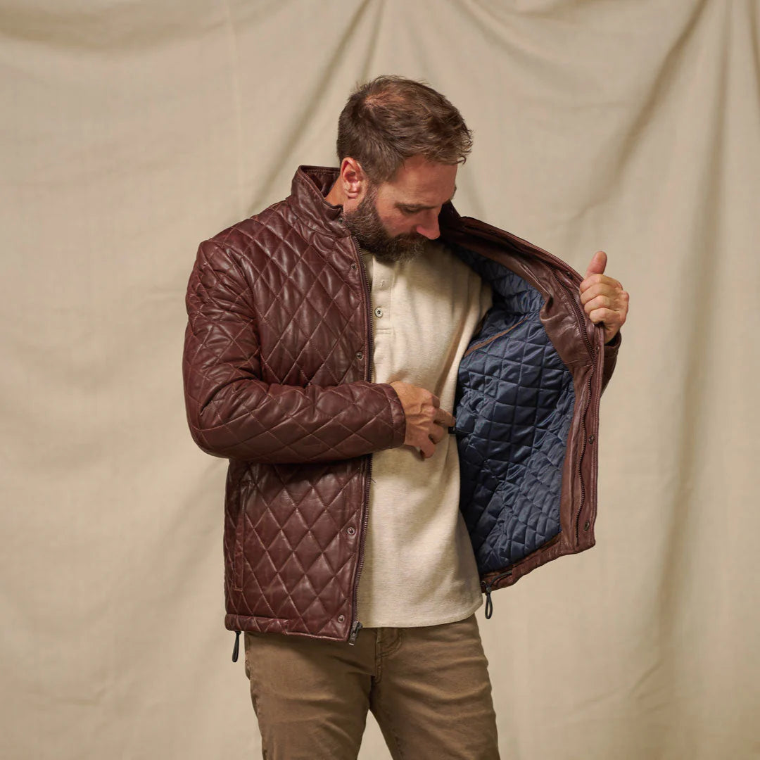 Highlands Quilted Leather Jacket