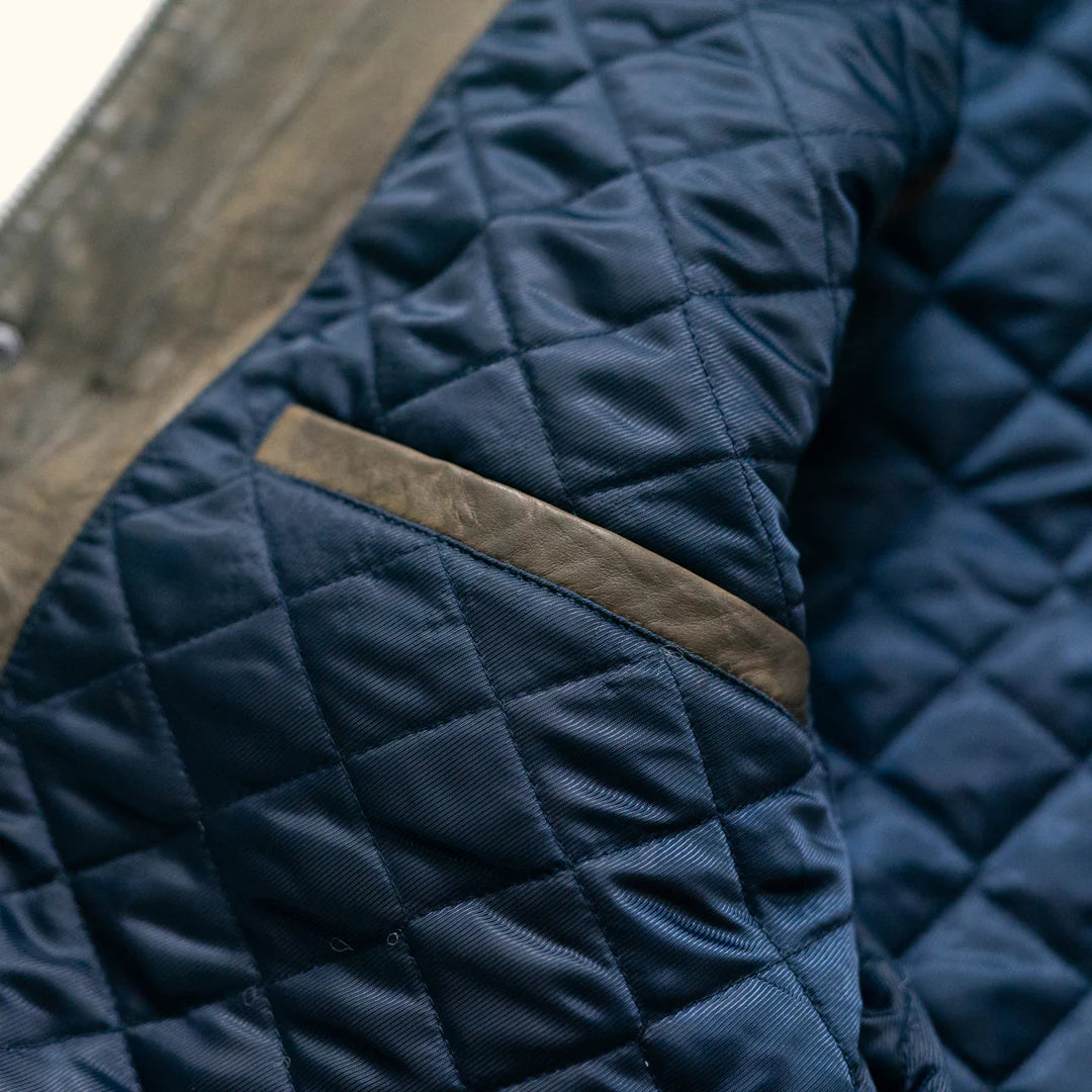 Highlands Quilted Leather Jacket.