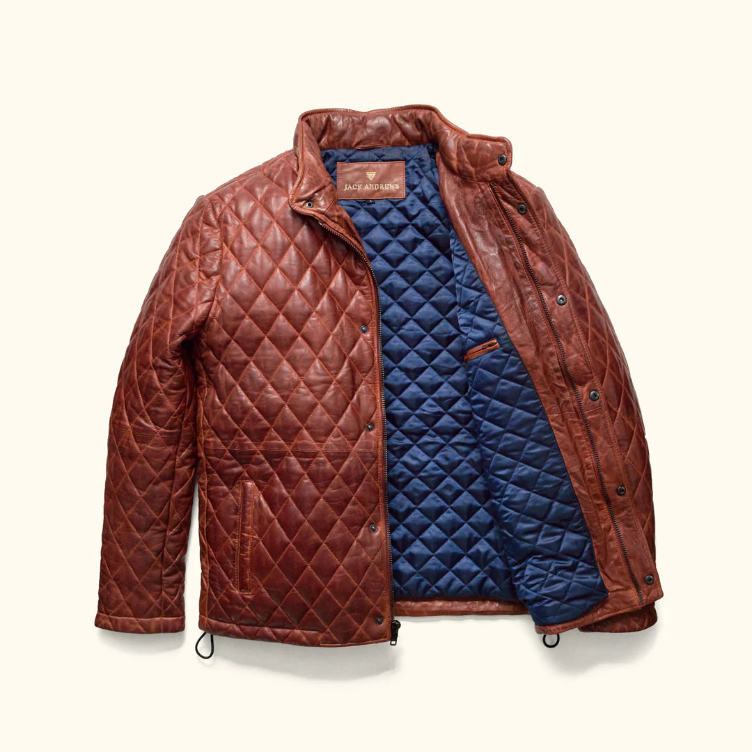 Highlands Quilted Leather Jacket..