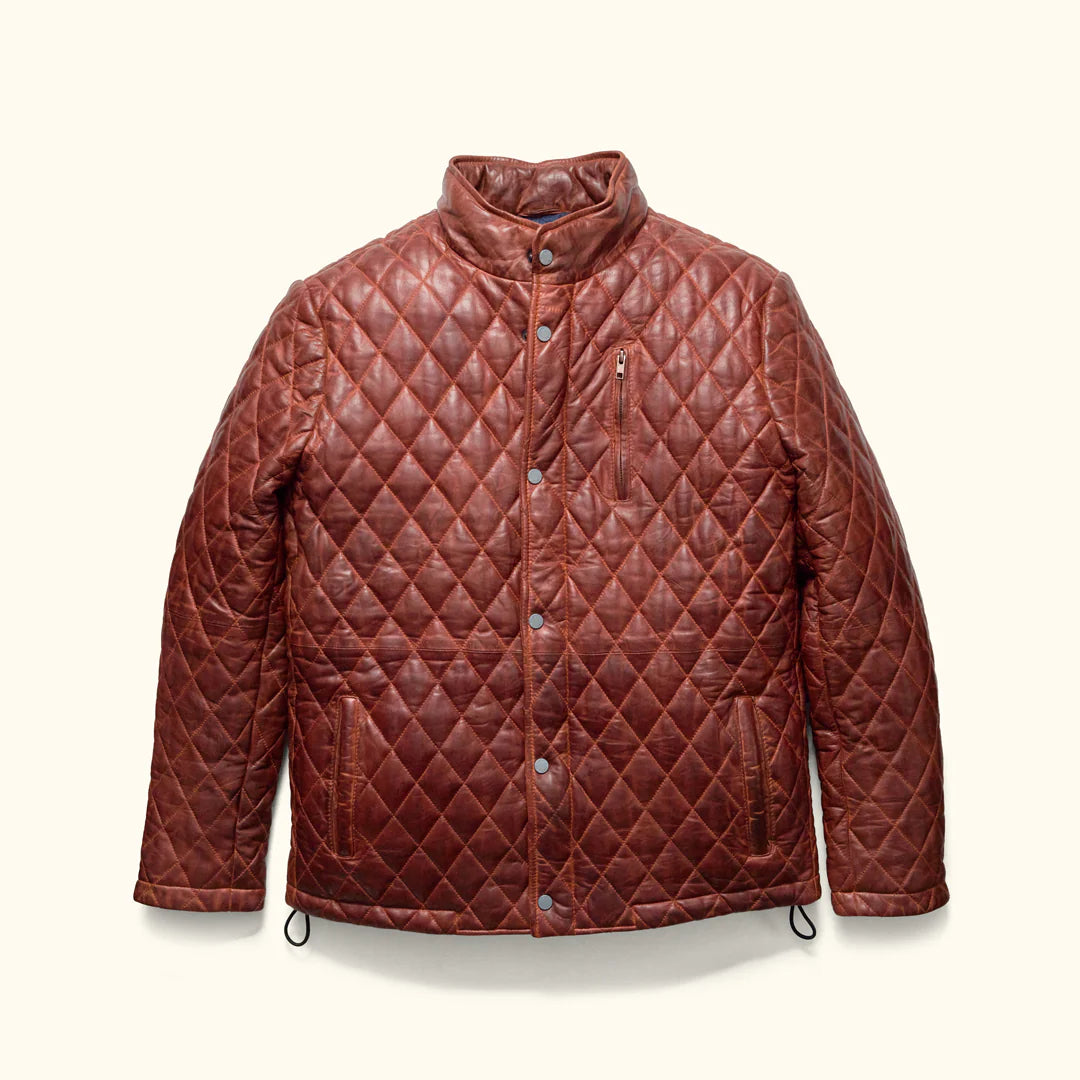 Highlands Quilted Leather Jacket..