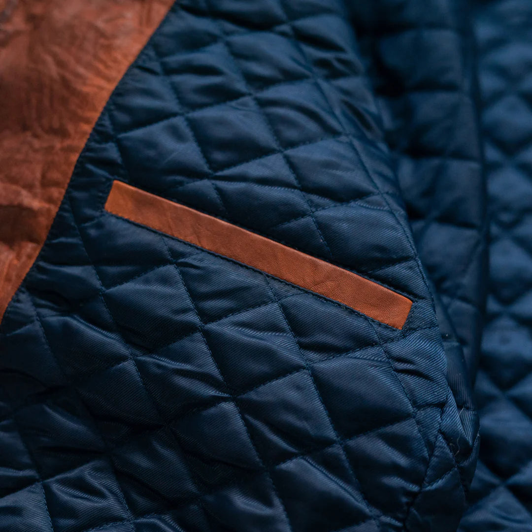 Highlands Quilted Leather Jacket..