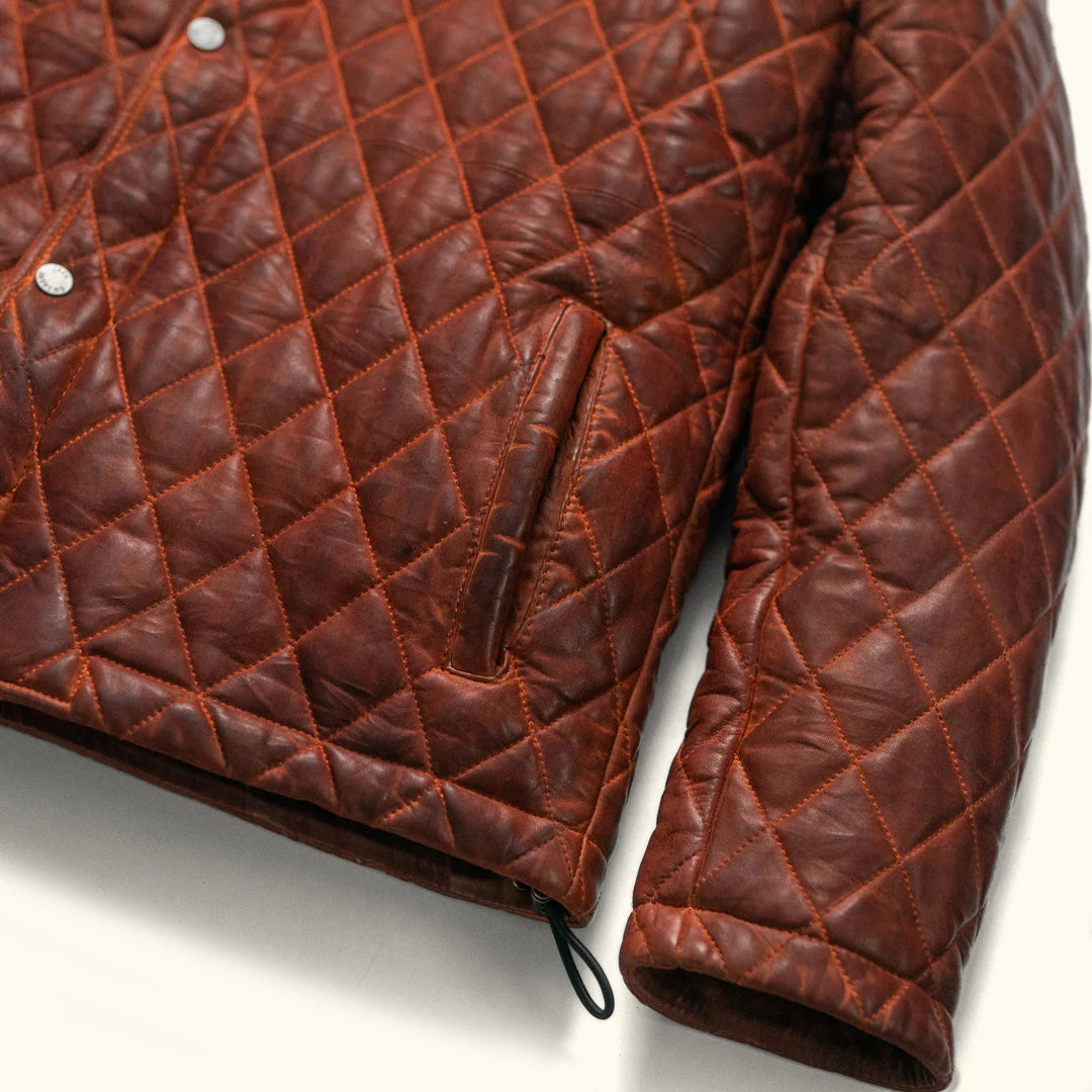 Highlands Quilted Leather Jacket..