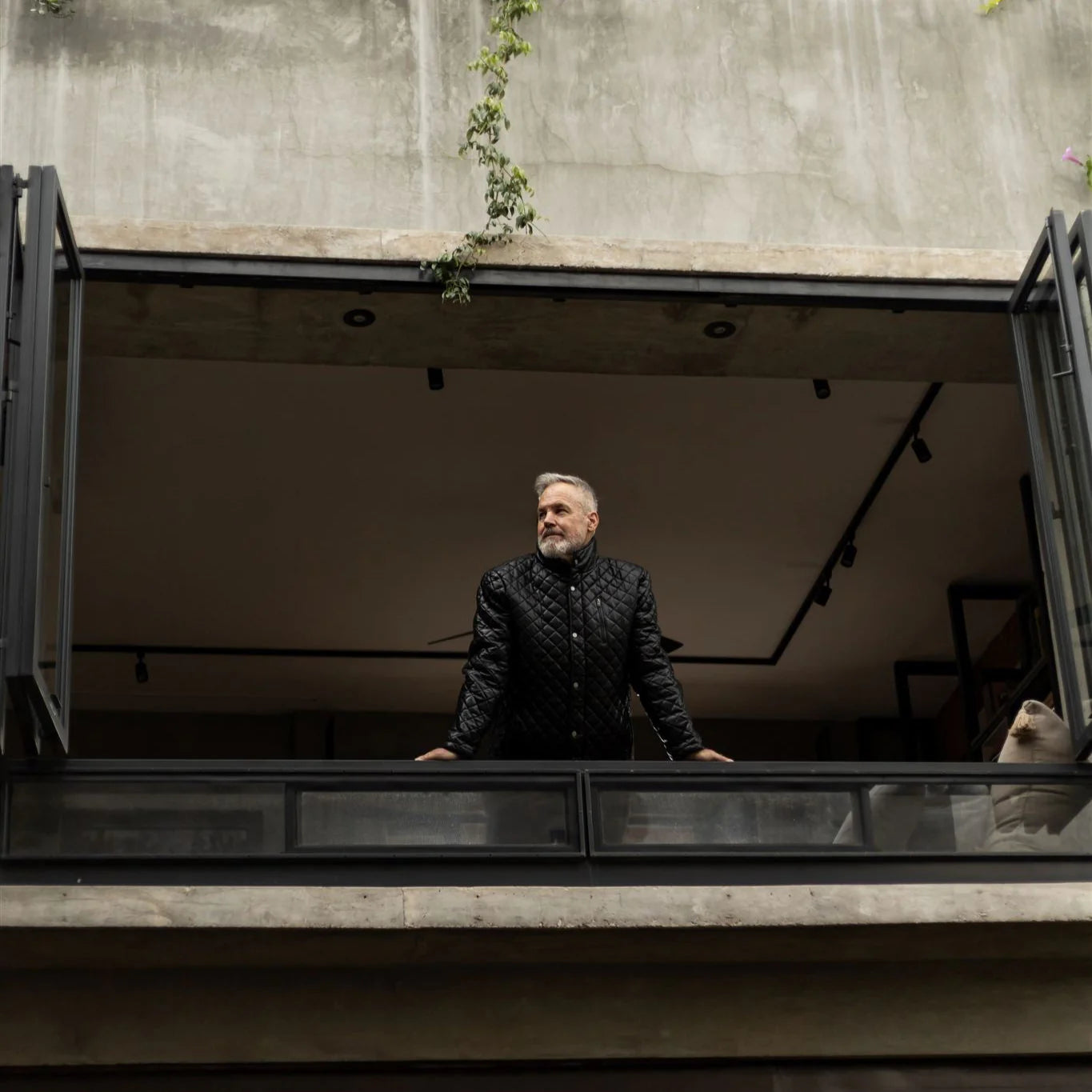 Highlands Quilted Leather Jacket...