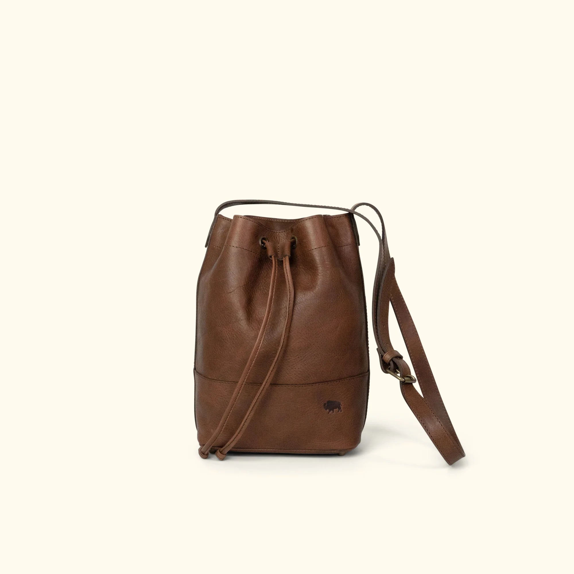 Madison Leather Bucket Bag