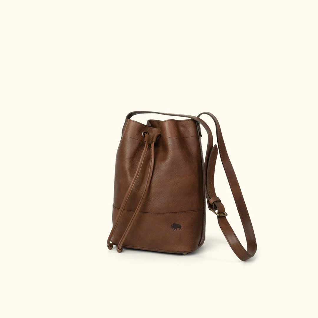 Madison Leather Bucket Bag