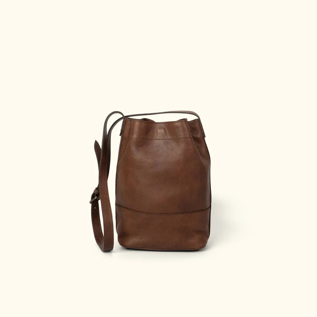 Madison Leather Bucket Bag