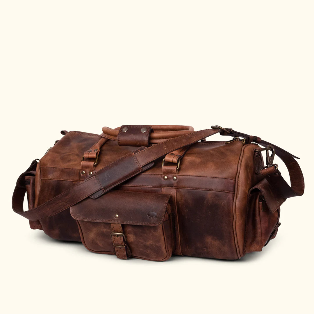 Roosevelt Buffalo Leather Duffle Bag