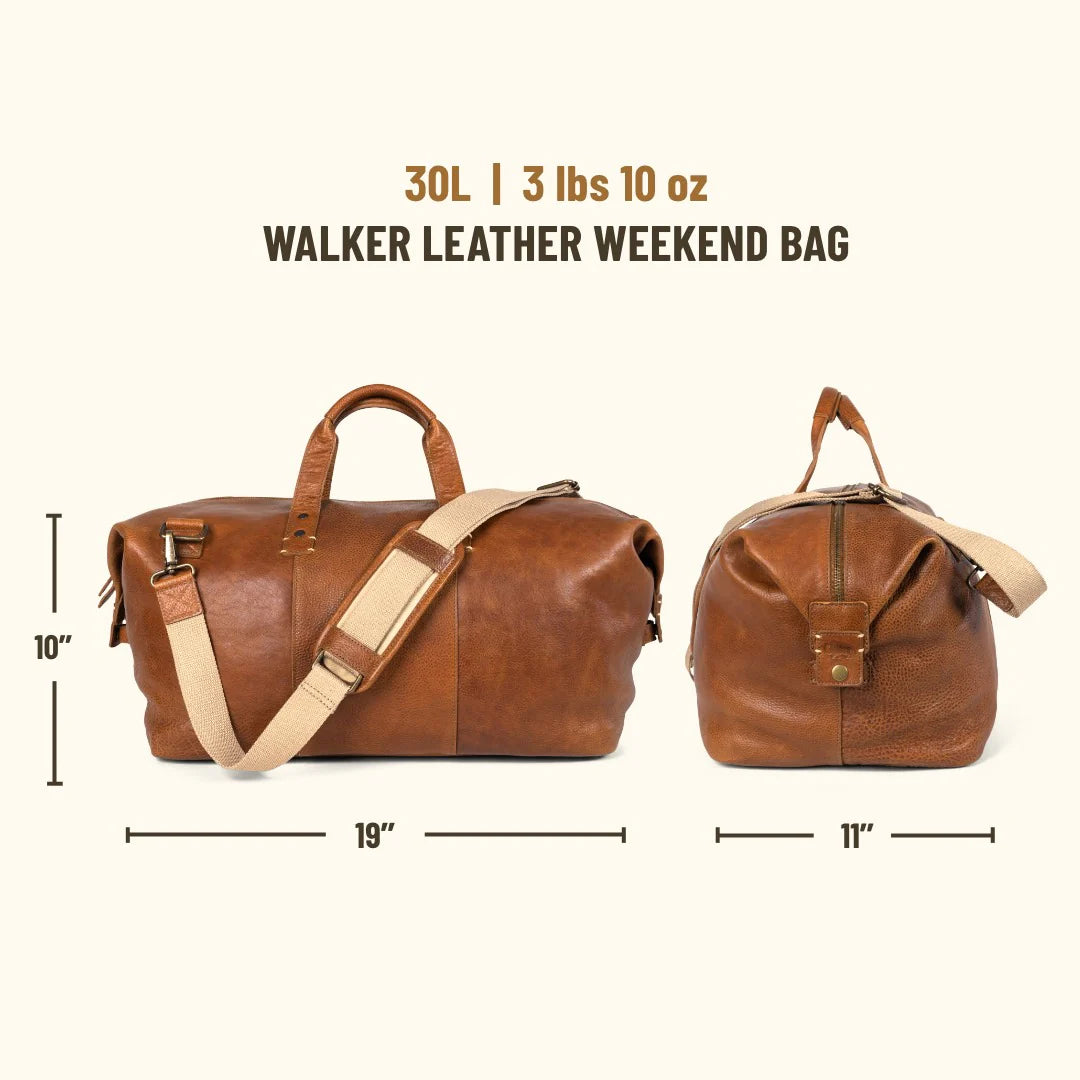 Walker Leather Weekend Bag