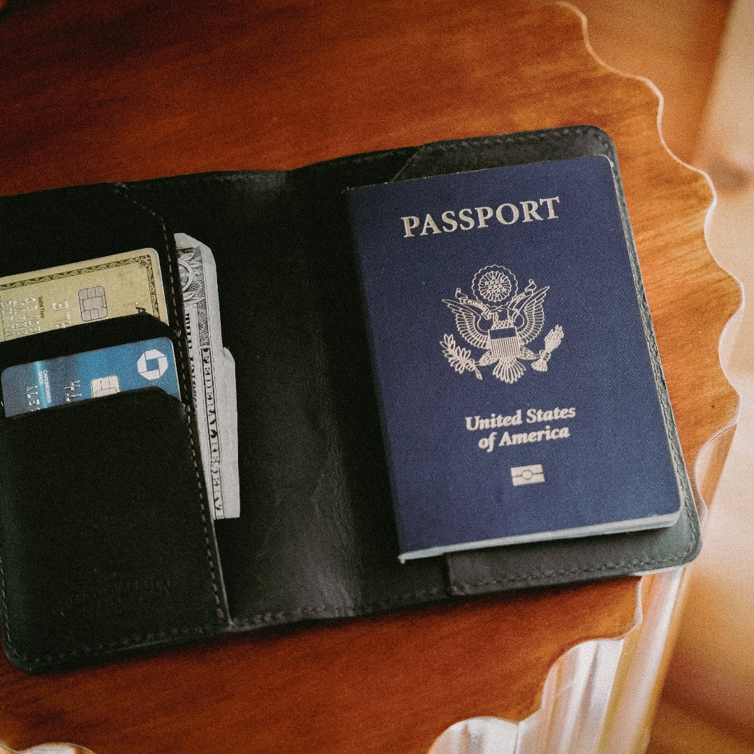 Limited Edition Jefferson Leather Passport Wallet