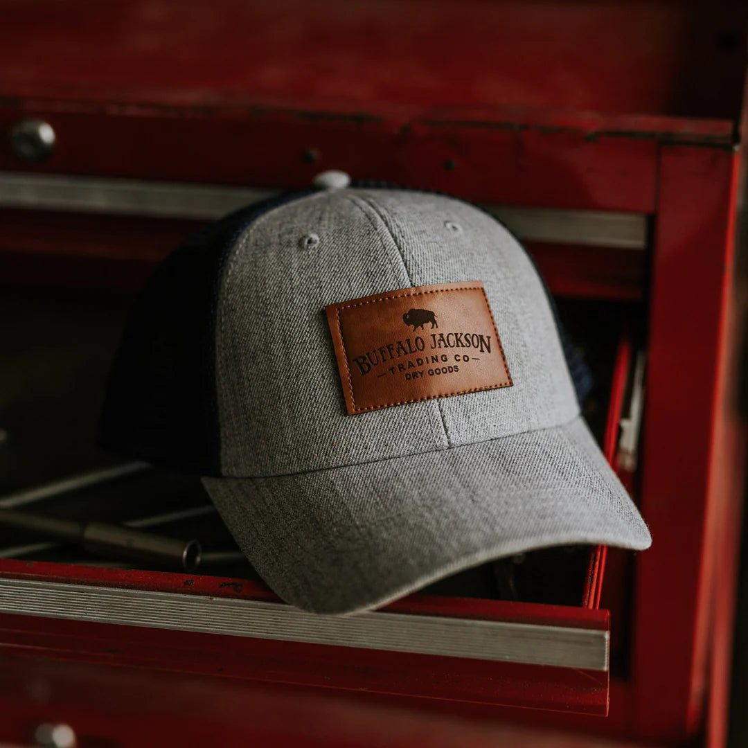 Trucker Leather Patch Hat