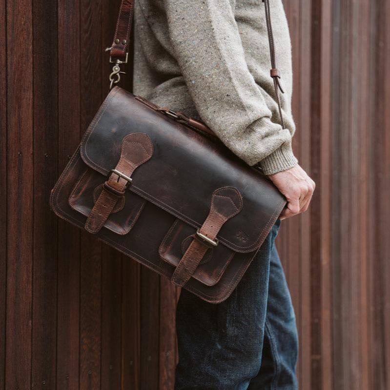Roosevelt Leather Briefcase