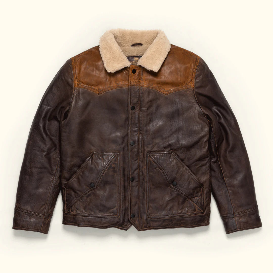 Jackson Leather Sherpa Jacket