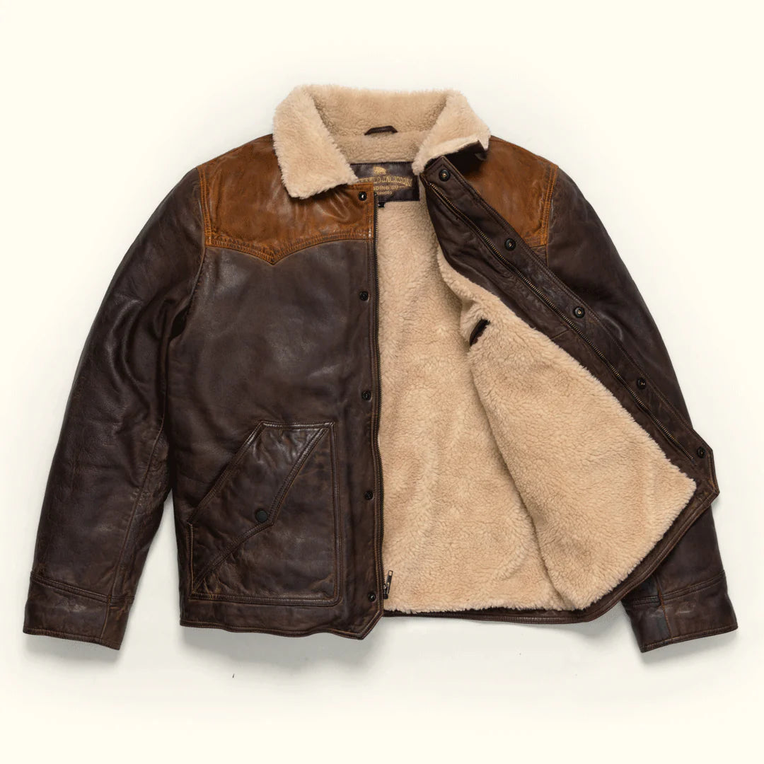 Jackson Leather Sherpa Jacket