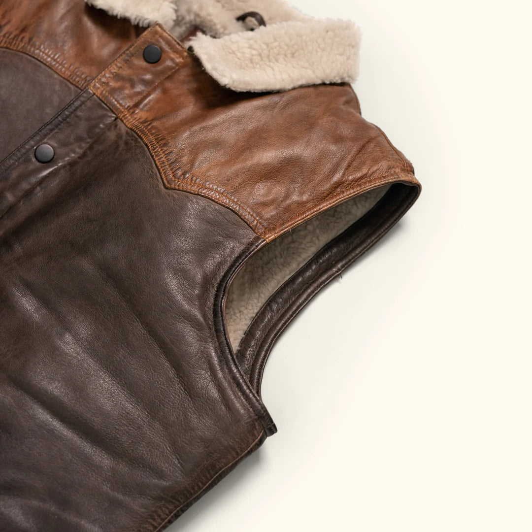 Jackson Leather Sherpa Vest
