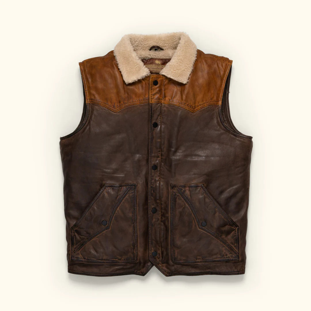 Jackson Leather Sherpa Vest
