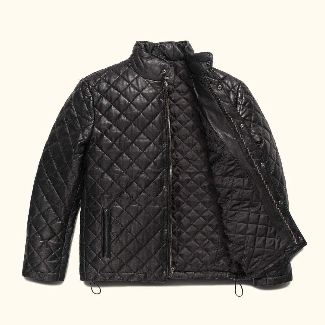 Highlands Quilted Leather Jacket...