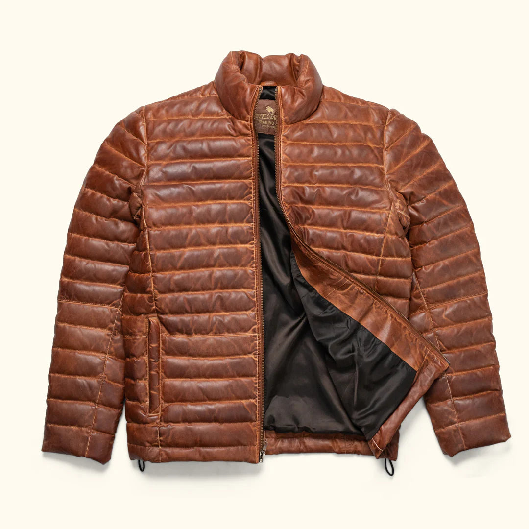 Bridger Leather Down Jacket