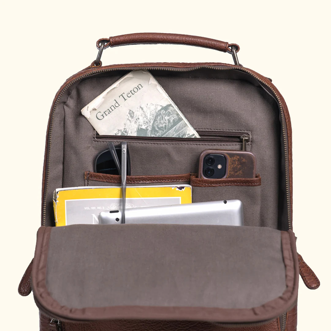 Limited Edition Roosevelt Buffalo Leather Backpack