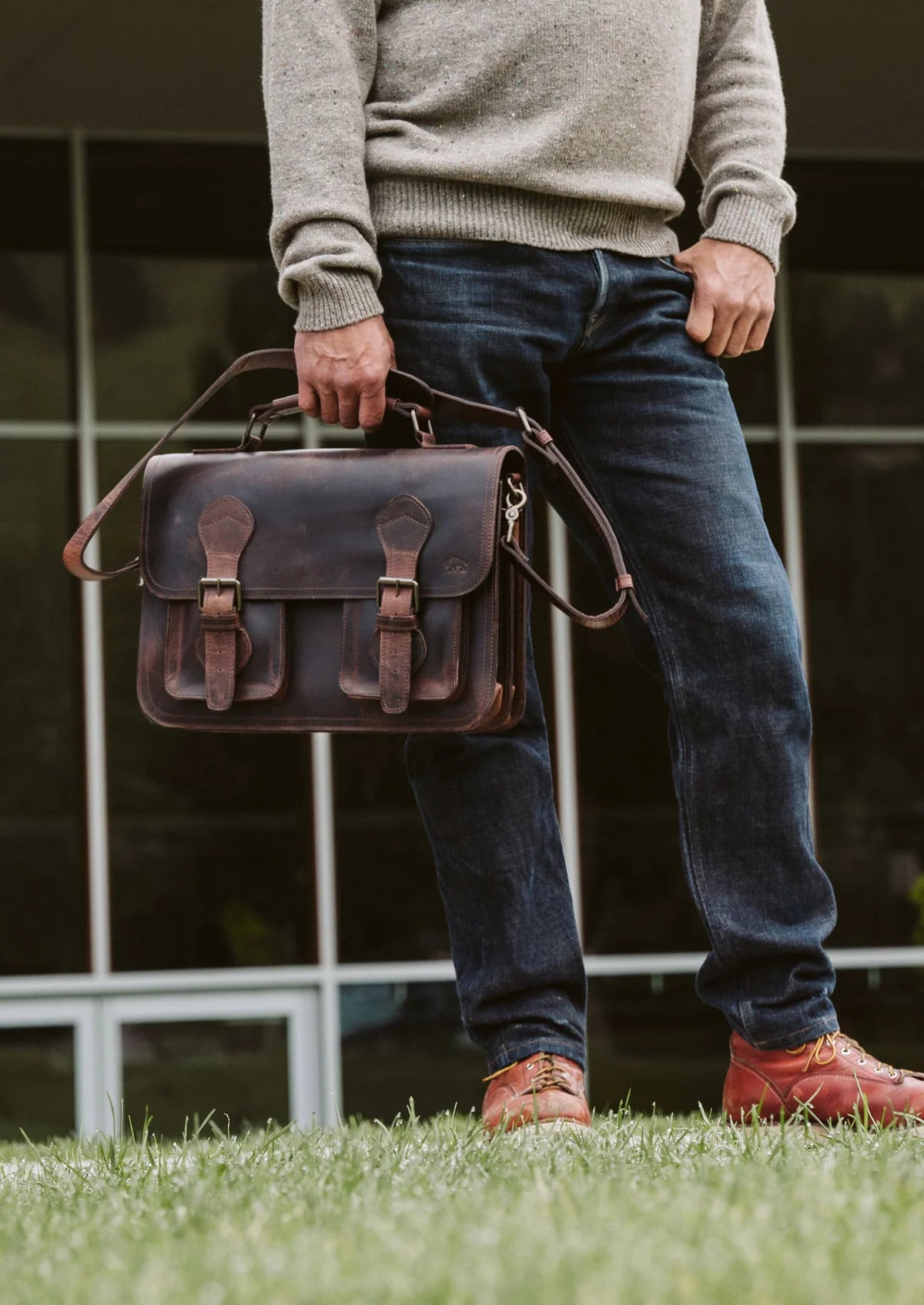 Roosevelt Leather Briefcase
