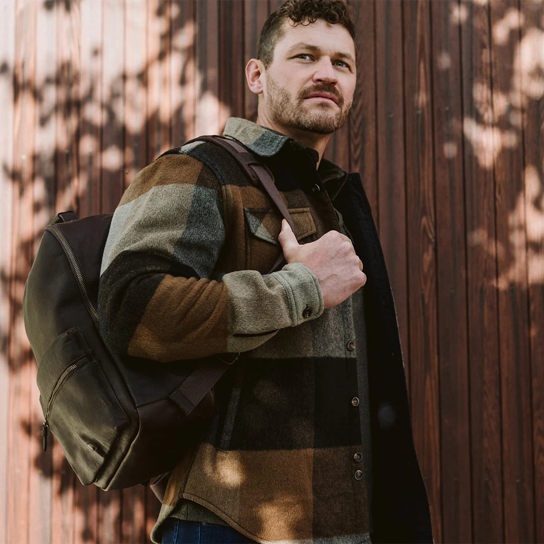 Walker Leather Backpack