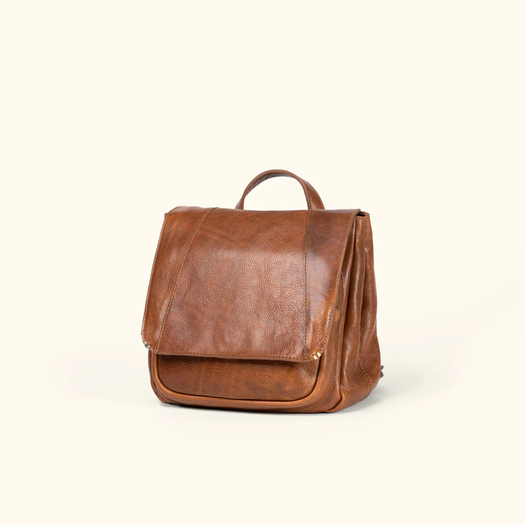 Walker Small Leather Backpack